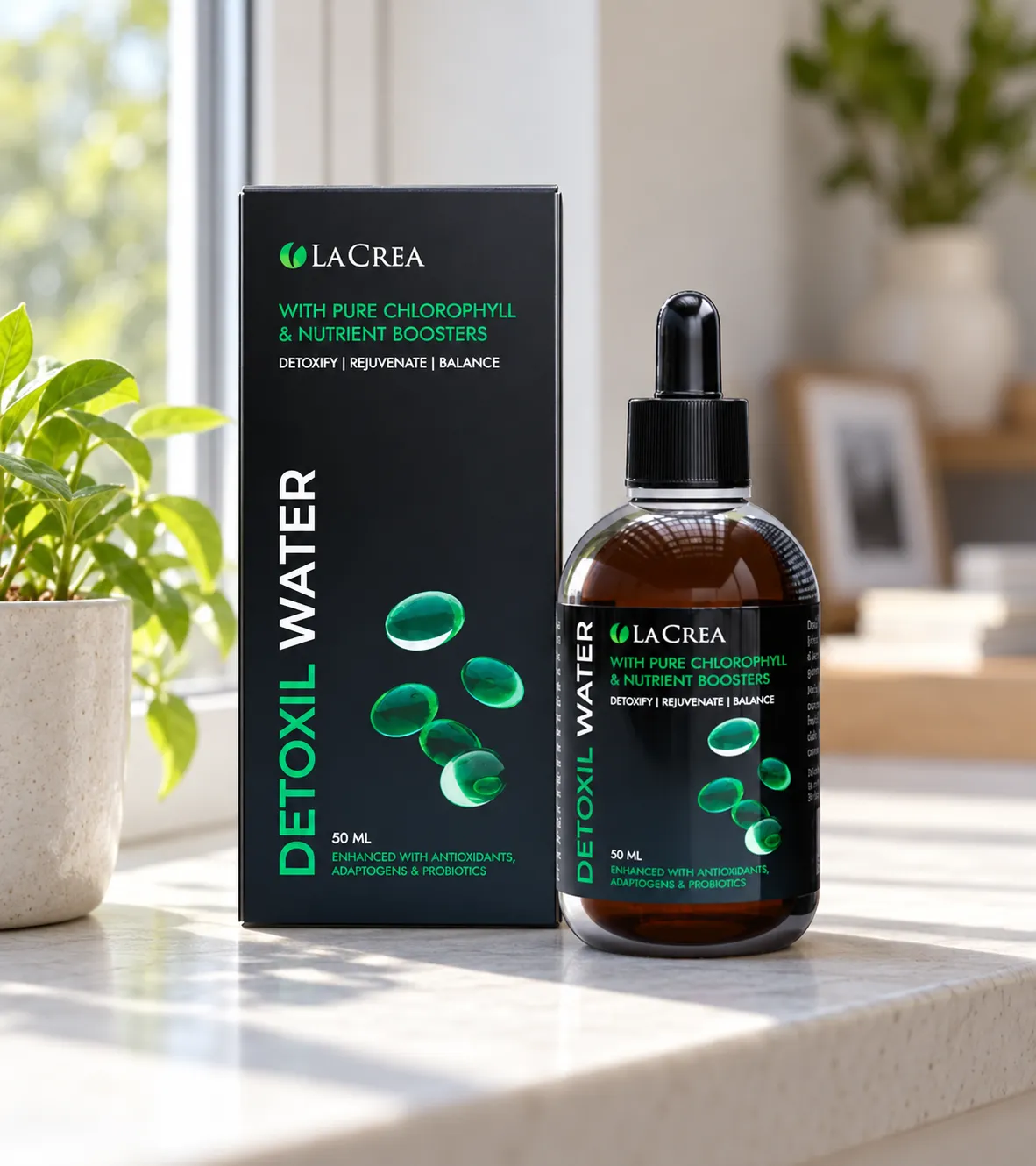 Detoxil Water Parasites — Verpackung im Alltag