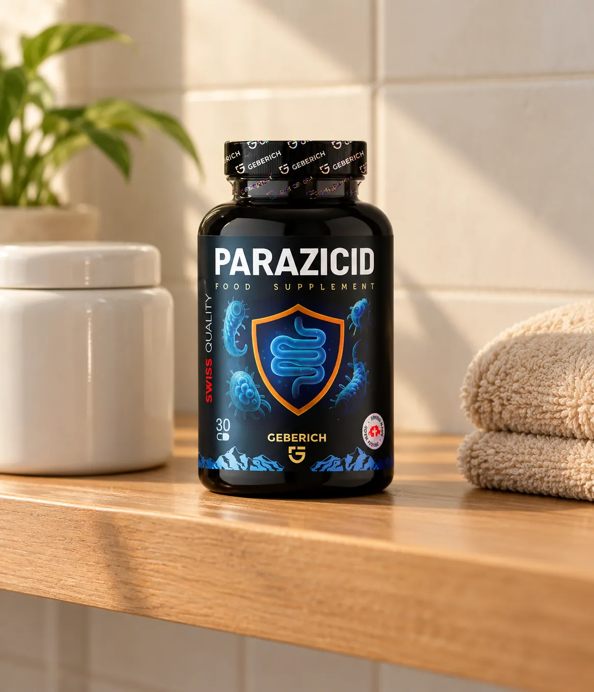 Parazicid — Verpackung im Alltag