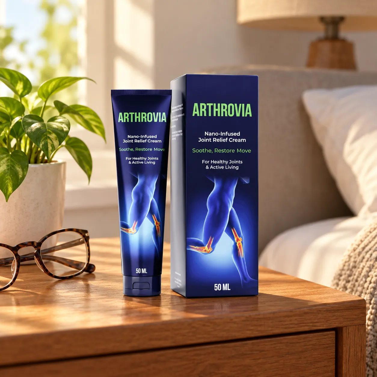 Arthrovia — Verpackung im Alltag